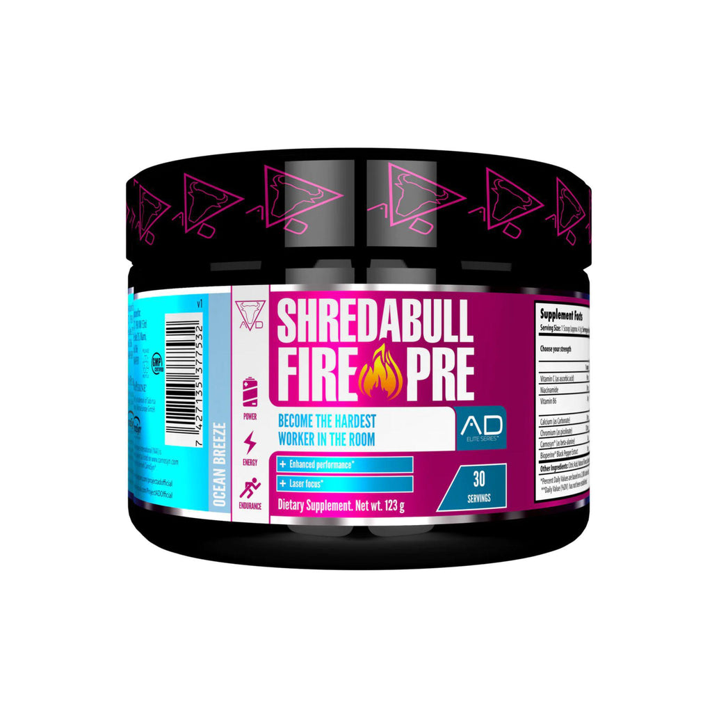 Shredabull Fire Pre - All Pro Nutrition Wilmington