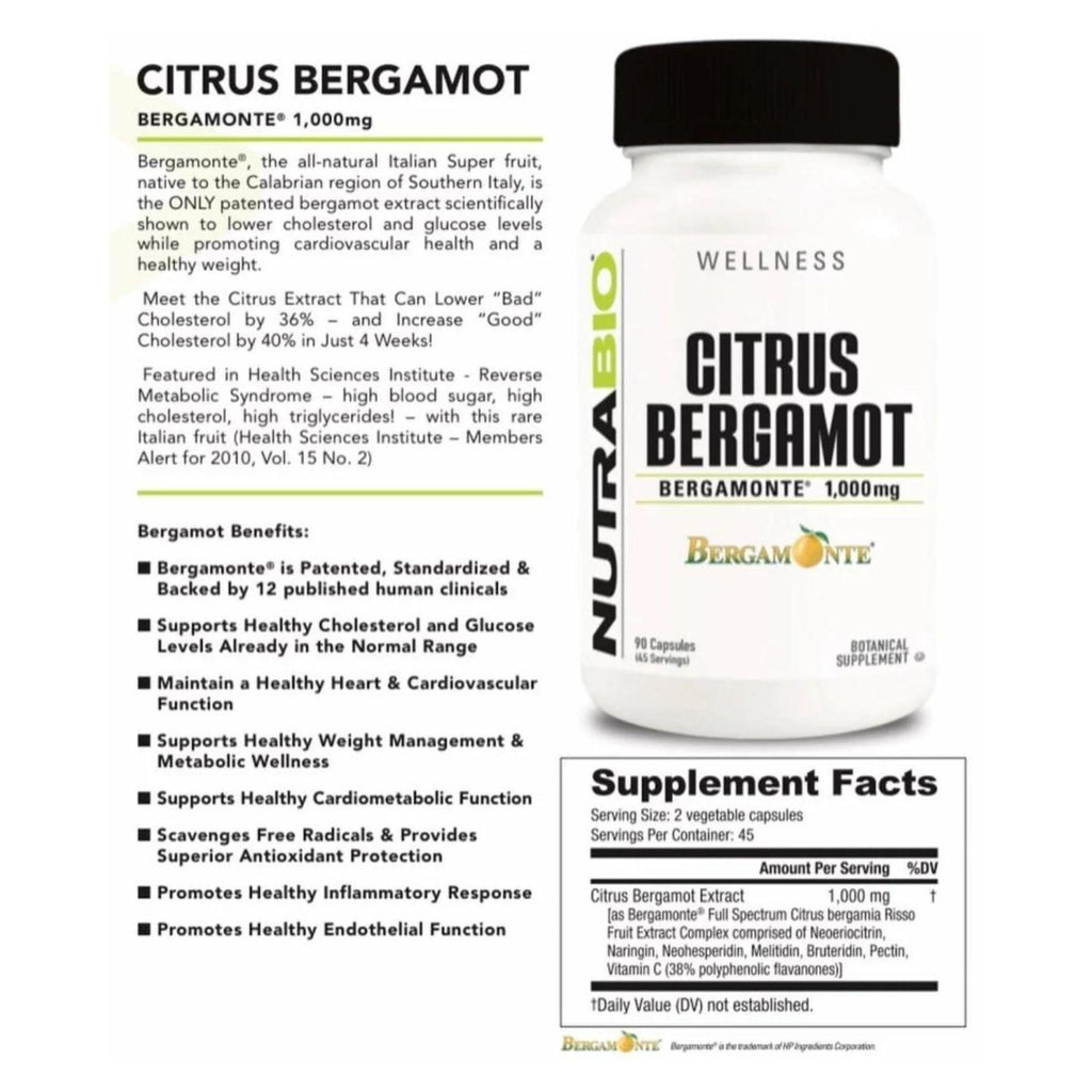 Citrus Bergamot (Nutrabio) - All Pro Nutrition Wilmington